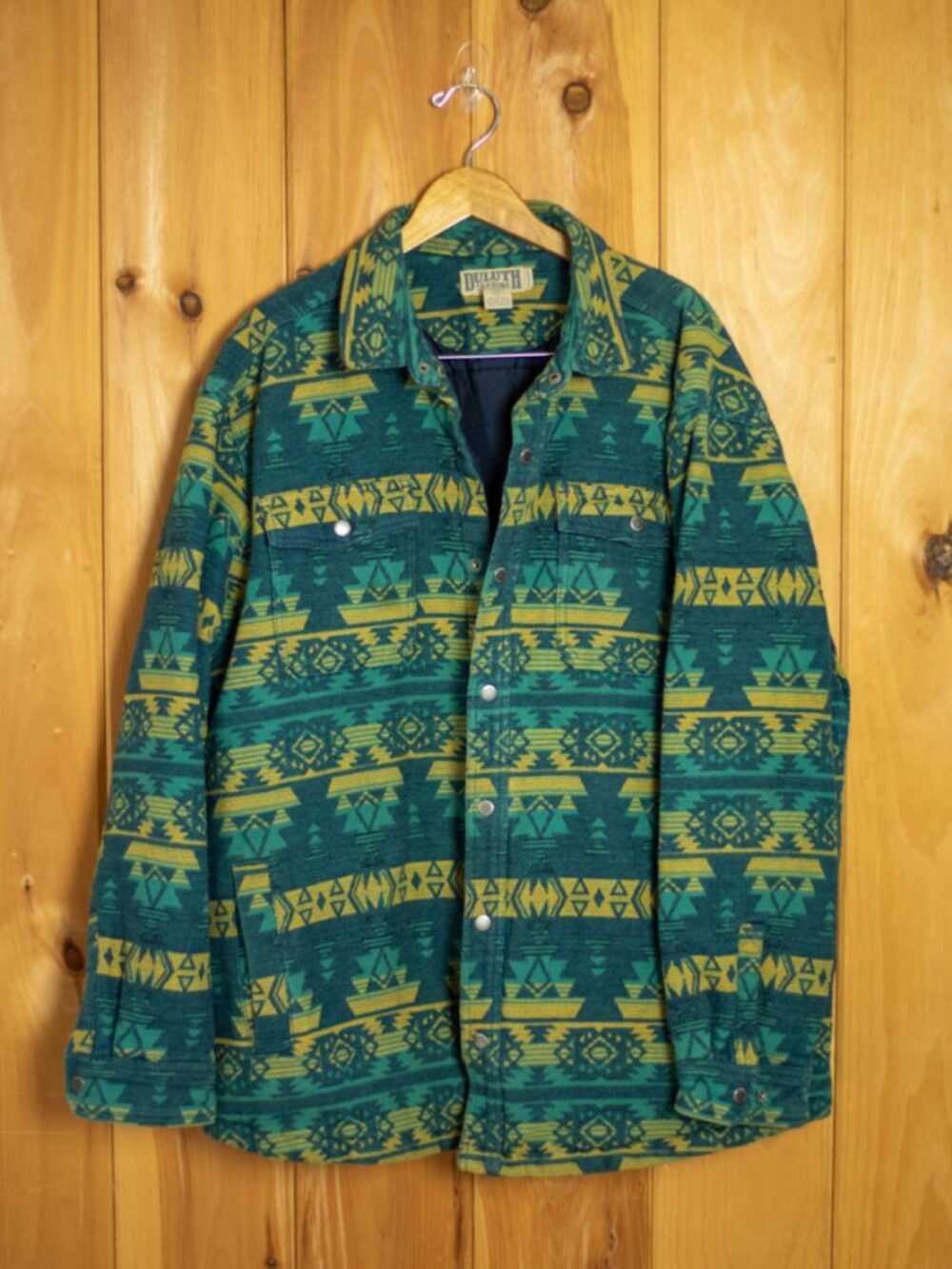 Duluth Trading Blanket Jacket | Aztec Pattern | Mens XL | Insulated Jacket